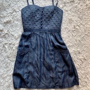 Blue jean/denim dress - size small